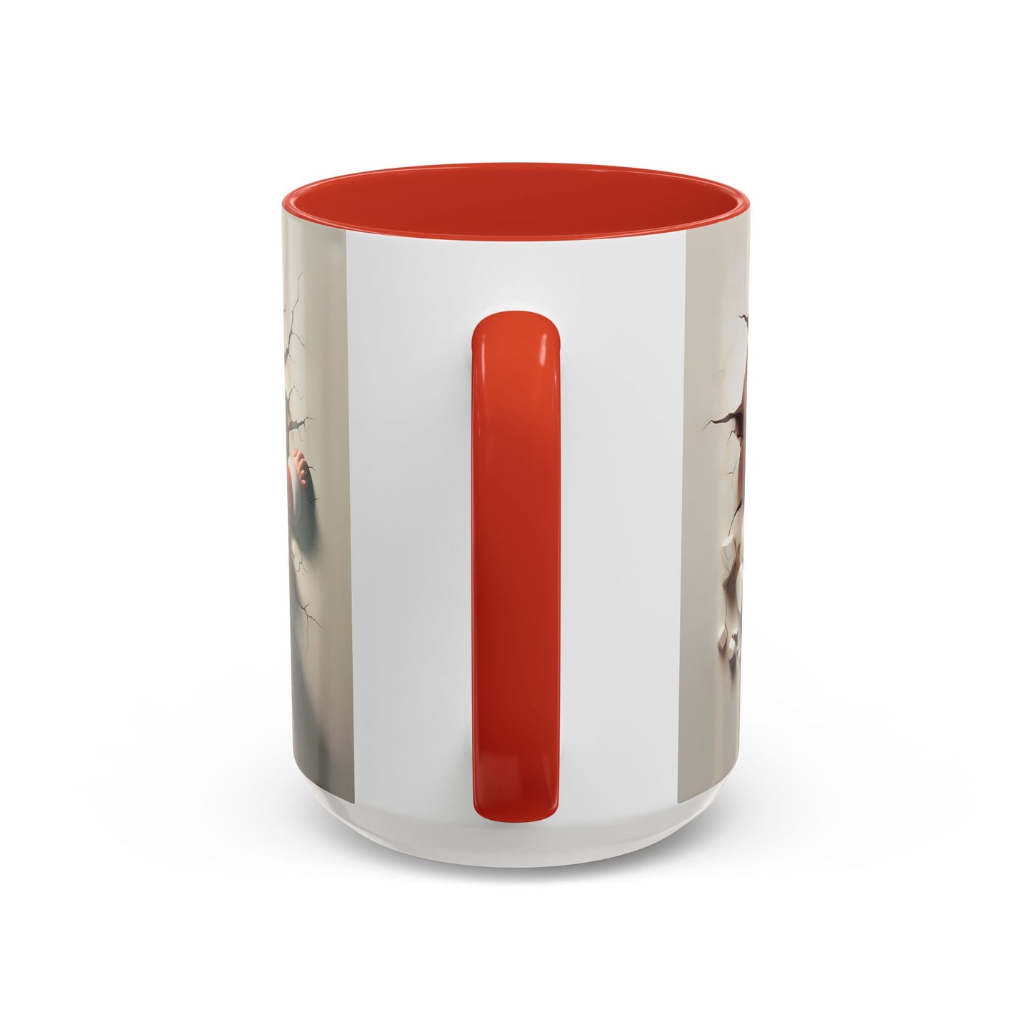 Santa Holiday Accent Coffee Mug - Fun Festive Design