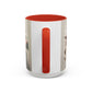 Santa Holiday Accent Coffee Mug - Fun Festive Design