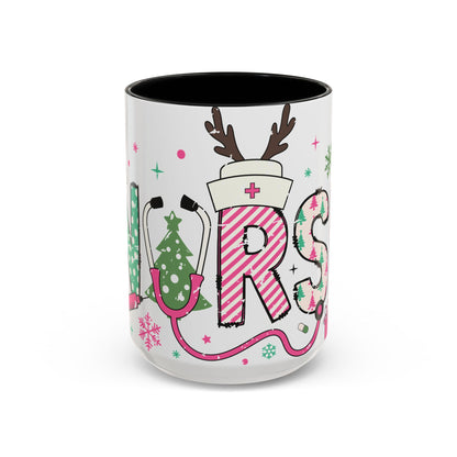 Nurse Christmas Coffee Mug - festive holiday gift for healthcare professionals