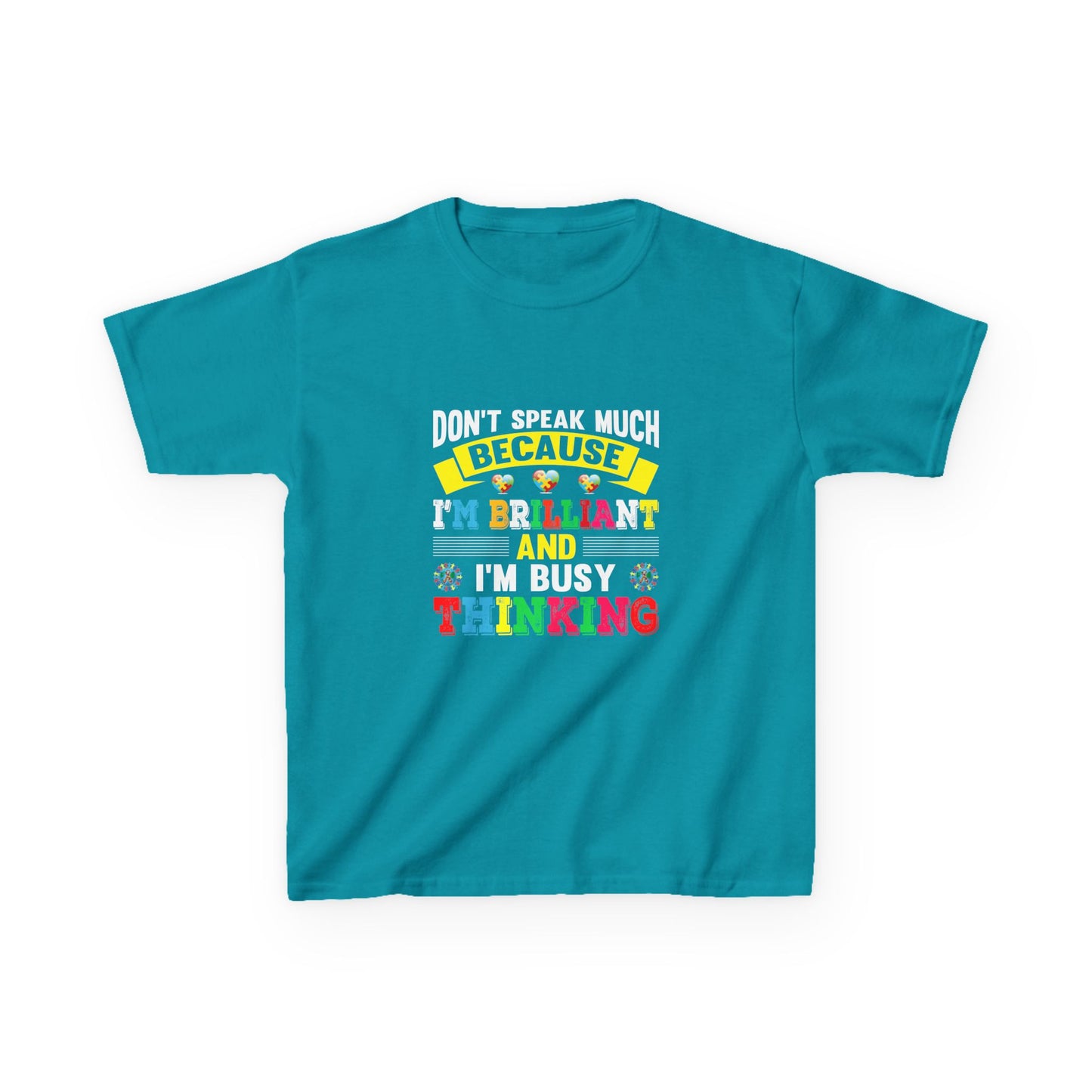 Brilliant Thinker Kids Tee - Fun Graphic T-Shirt, Gift for Bright Kids, School Wear, Birthday Present, Motivational Top