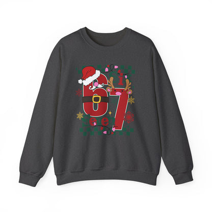 Festive Santa Crewneck Sweatshirt - Holiday Cheer