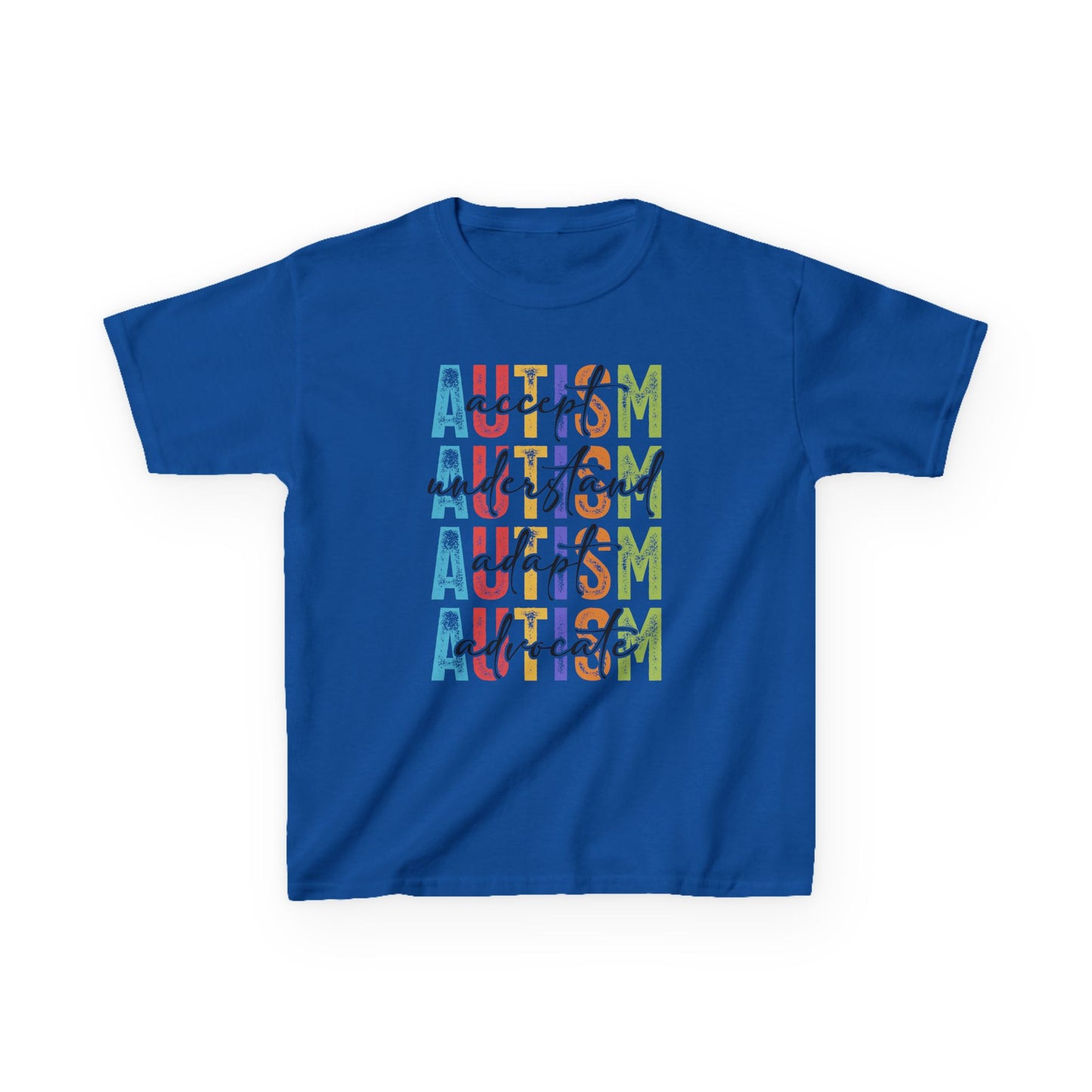 Colorful Autism Awareness Kids Tee, Support Autism, Gift for Kids, Inclusive Fashion, Awareness Month, Fun T-Shirt