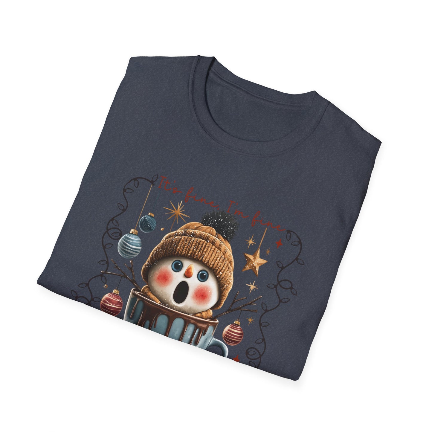 Meltdown Snowman Holiday T-Shirt — Cute 'It's Been A Meltdown' Christmas Tee