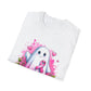 Cute Ghost Breast Cancer Awareness T-Shirt for October, Halloween Tee, Unisex Softstyle Shirt, Fall Fashion, Spooky Season