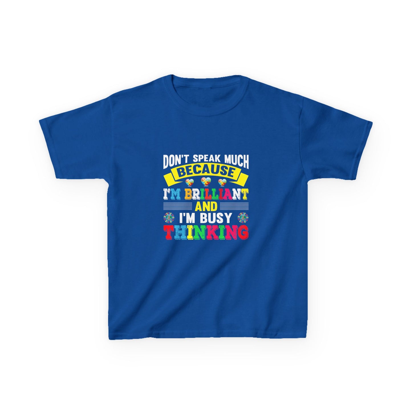 Brilliant Thinker Kids Tee - Fun Graphic T-Shirt, Gift for Bright Kids, School Wear, Birthday Present, Motivational Top