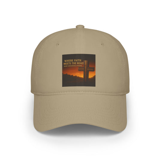 Faith-Inspired Low Profile Baseball Cap | Inspirational Cap for Outdoor Activities, Gift for Christians, Stylish Sun Protection, Casual Wear