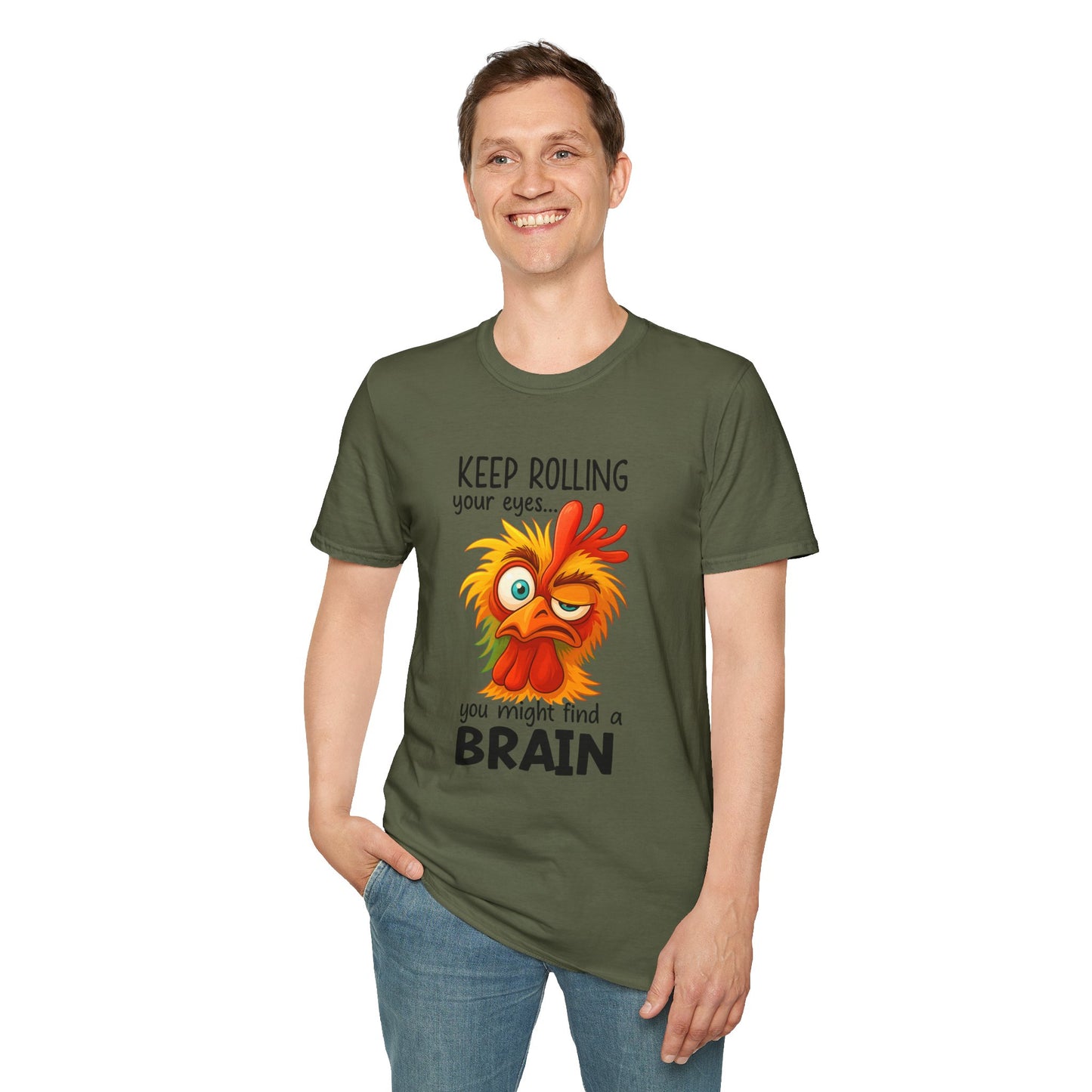 Funny Unisex T-Shirt with Chicken Design, Humor Tee, Gifting Idea, Casual Wear, Ideal for Friends, Birthday T-Shirt, Quirky Apparel