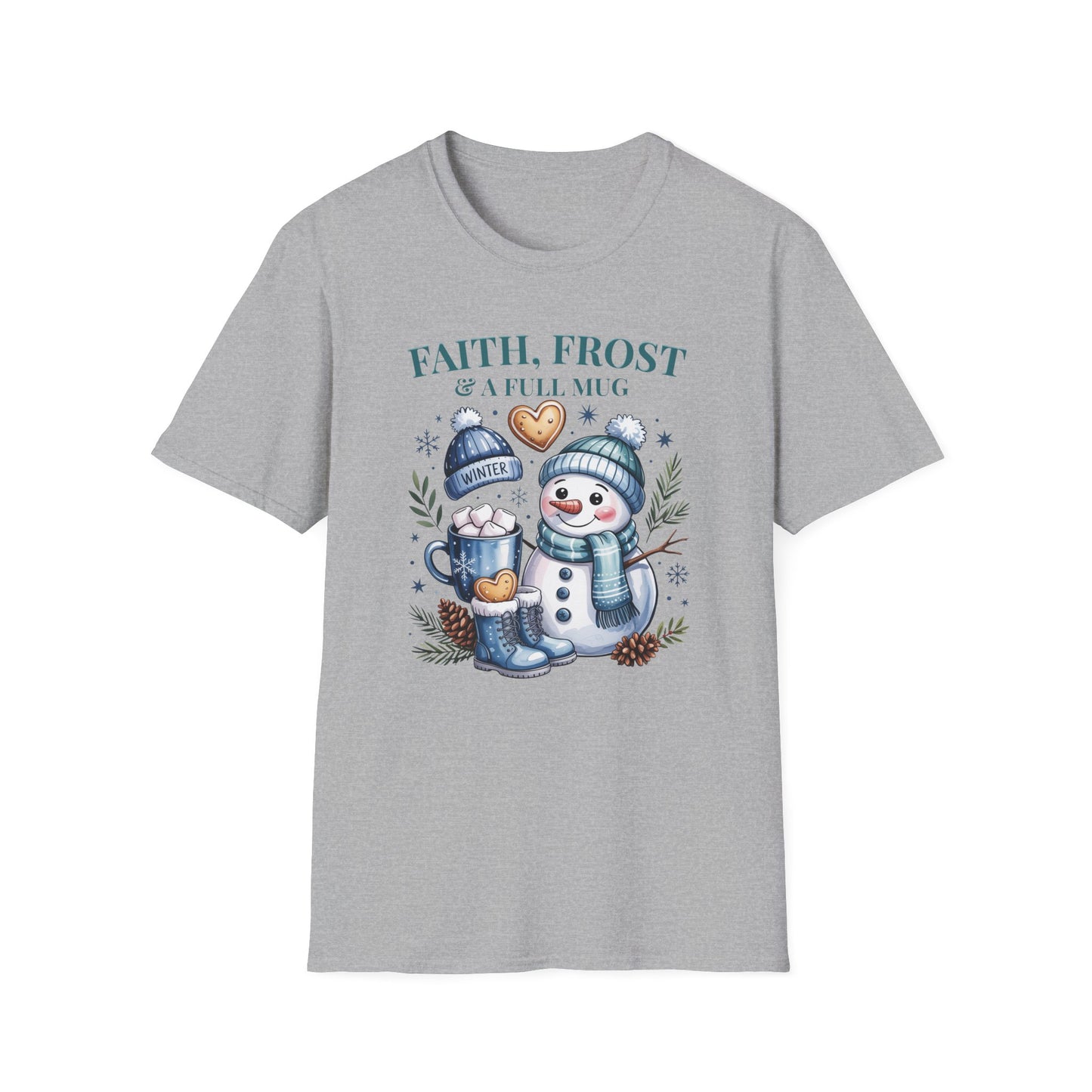 Faith, Frost & Fleece Unisex Softstyle T-Shirt