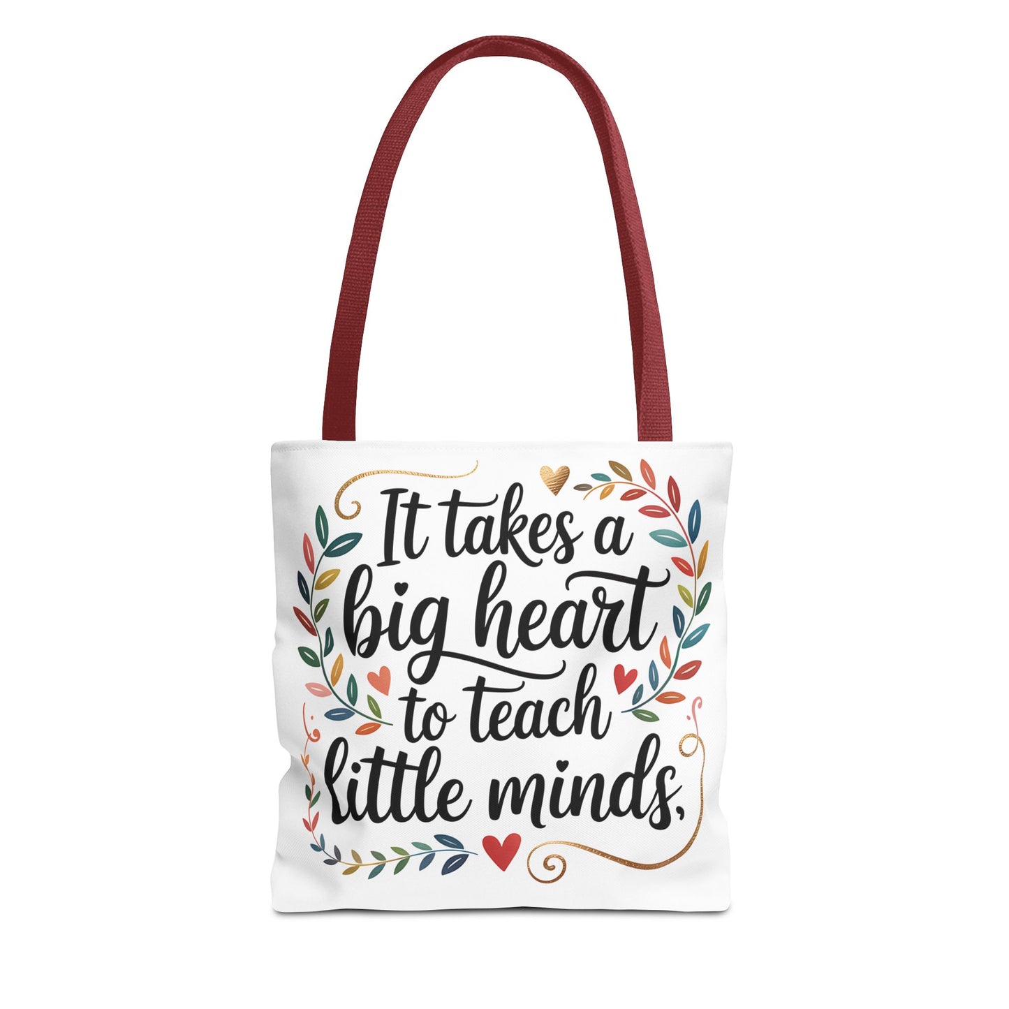 Heartfelt Teacher Tote Bag - Perfect Gift for Educators, Back to School, Teacher Appreciation, Eco-Friendly, Classroom Supplies