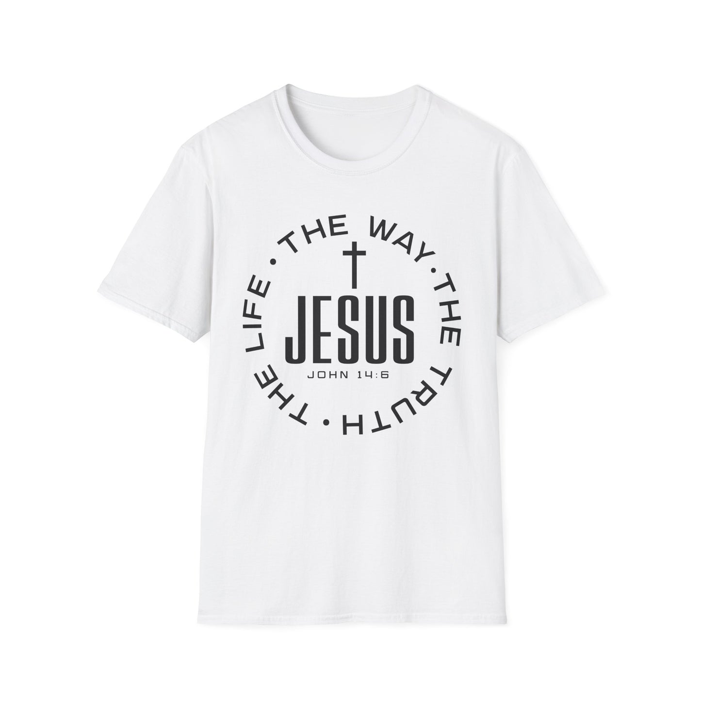 Jesus John 14:6 T-Shirt — The Way, The Truth, The Life Christian Tee