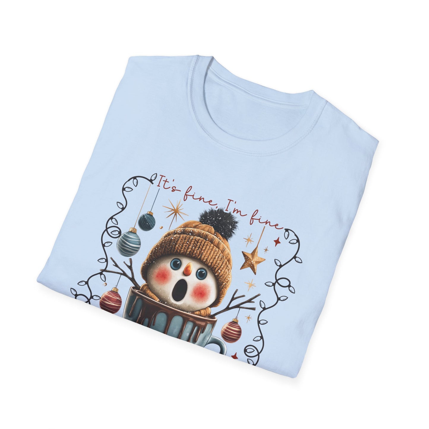 Meltdown Snowman Holiday T-Shirt — Cute 'It's Been A Meltdown' Christmas Tee