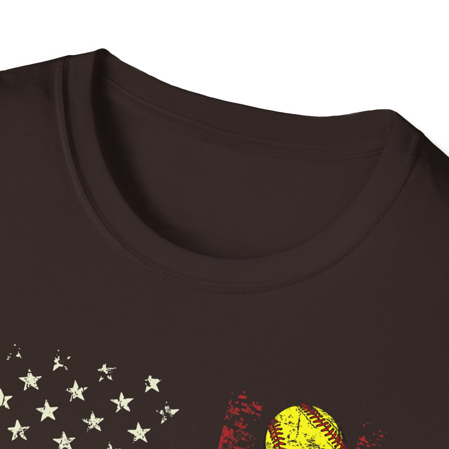 Softball Dad T-Shirt, Unisex Sport Tee, Gifts for Dads, Father's Day Shirt, Team Spirit Apparel, Casual Wear