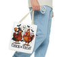 Halloween Chick or Treat Tote Bag