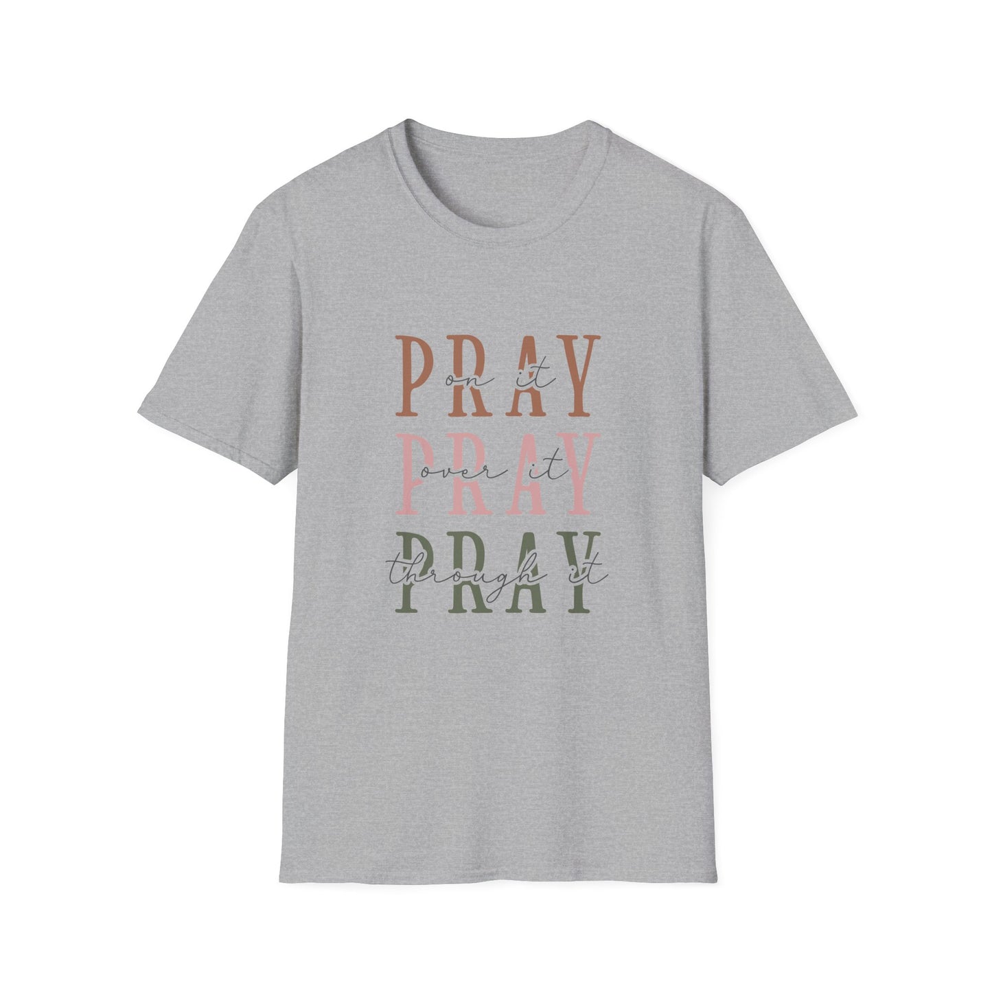 Inspirational Prayer T-Shirt - Softstyle Unisex Tee, Faith-Based Apparel, Gift for Believers, Christian T-Shirt, Everyday Wear