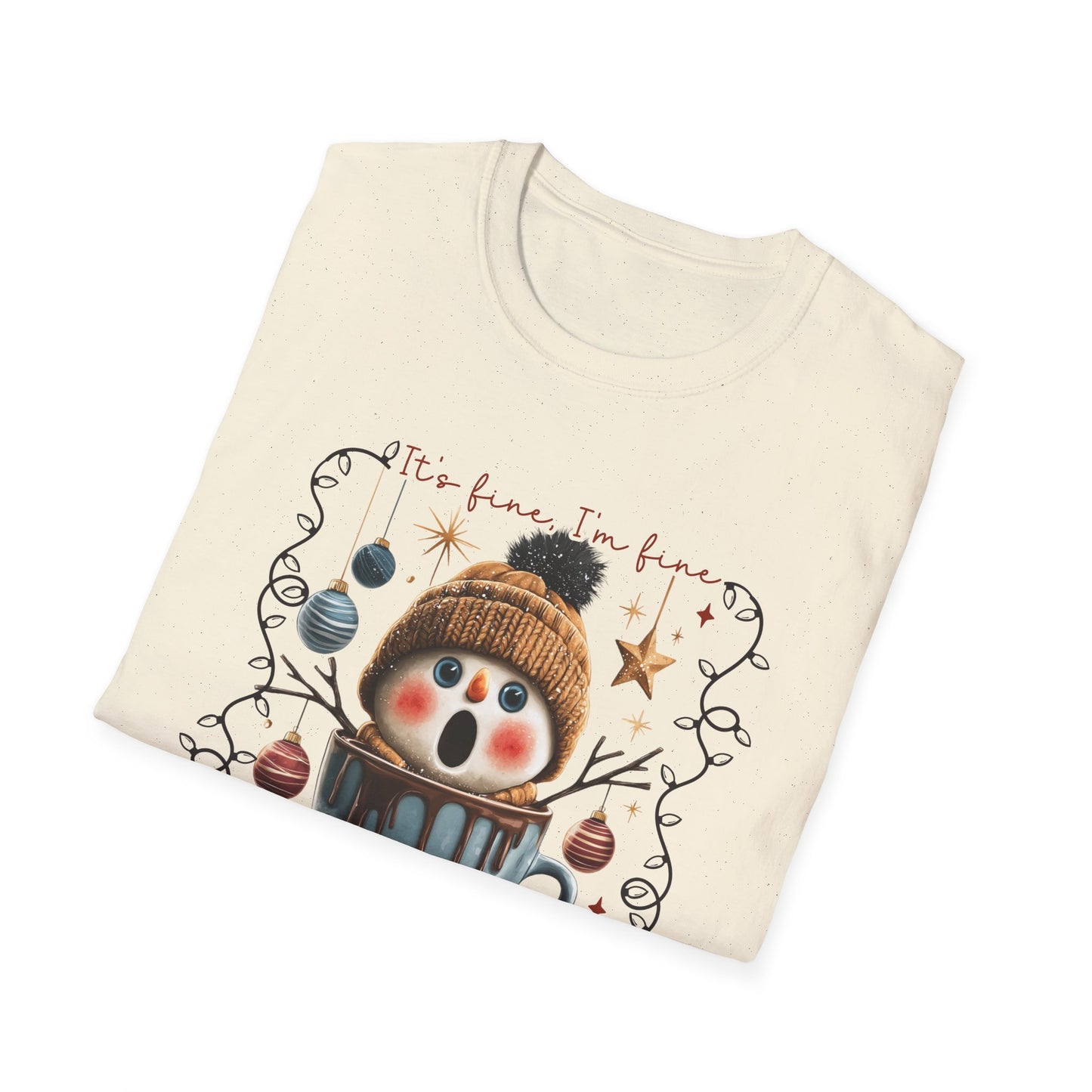 Meltdown Snowman Holiday T-Shirt — Cute 'It's Been A Meltdown' Christmas Tee