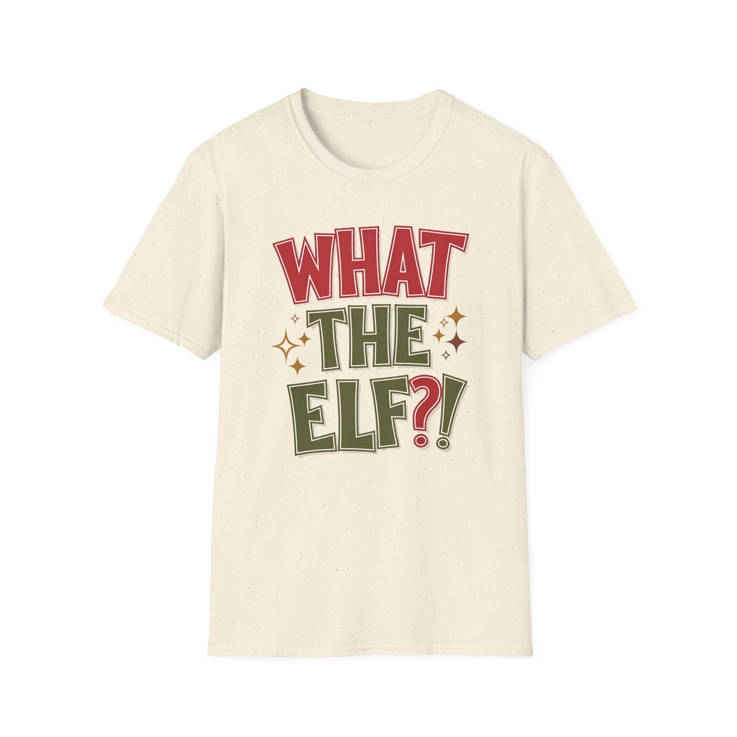 What The Elf?! Christmas T-Shirt — Funny Holiday Graphic Tee