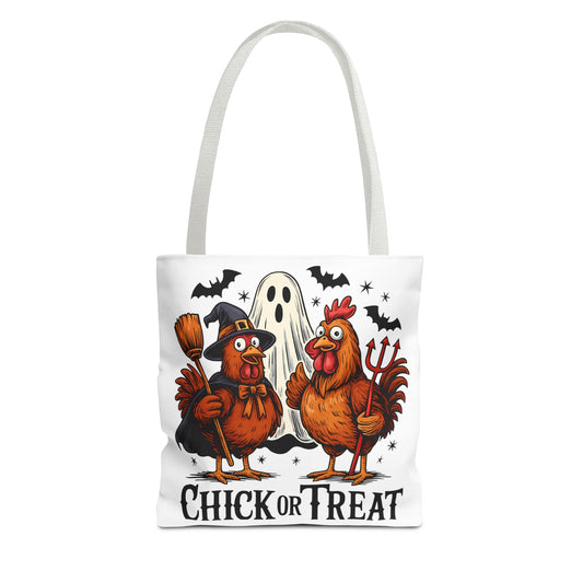 Halloween Chick or Treat Tote Bag