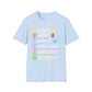 Unisex Autism Awareness T-Shirt, Softstyle Tee, Unique Gift for Awareness Events, Casual Wear, Comfortable Daily Shirt