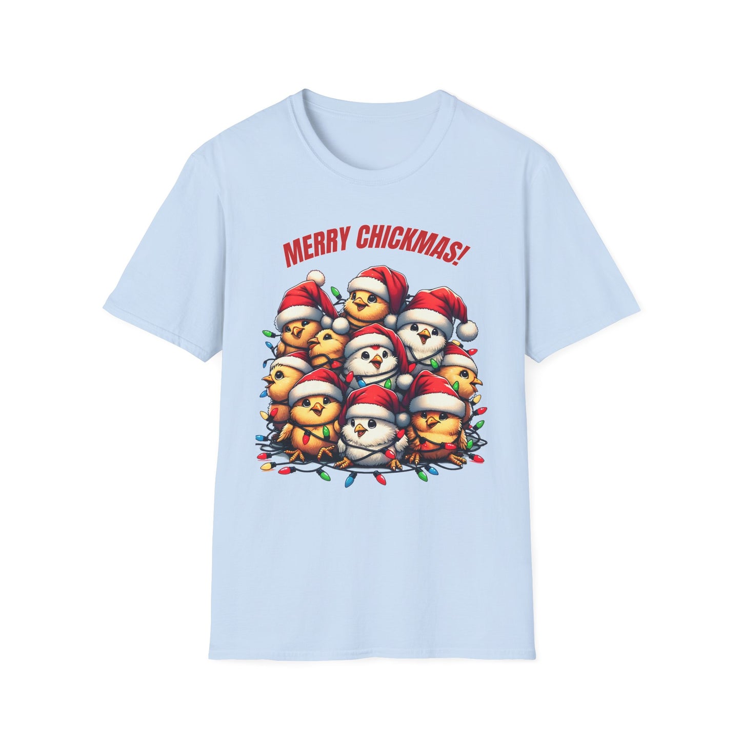 Merry Chickmas Funny Christmas Chickens T-Shirt