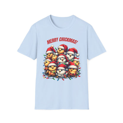 Merry Chickmas Funny Christmas Chickens T-Shirt