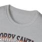 Sorry Santa I've Been Feral T-Shirt — Funny Raccoon Christmas Tee