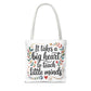 Heartfelt Teacher Tote Bag - Perfect Gift for Educators, Back to School, Teacher Appreciation, Eco-Friendly, Classroom Supplies