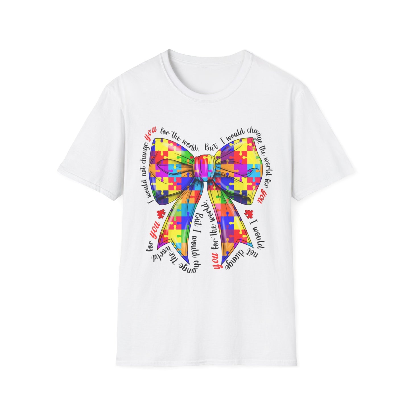 Colorful Bow Pride T-Shirt, LGBTQ+ Gift, Rainbow Graphic Tee, Unisex Fashion, Fun Party Shirt