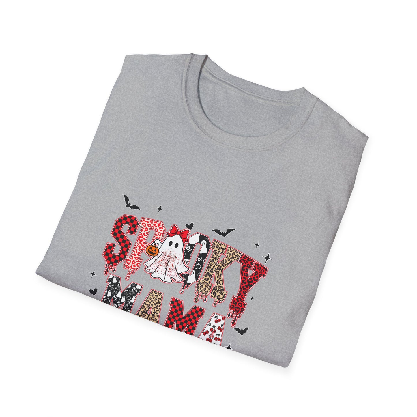 Spooky Mama Unisex T-Shirt | Halloween Tee, Cute Ghost Shirt, Funny Mama Shirt, Casual Fall Fashion, Gift for Moms