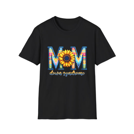 Colorful Mom Sunflower T-Shirt - Perfect Gift for Mother's Day, Birthday, Family Gatherings, Stylish Summer Wear