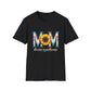 Colorful Mom Sunflower T-Shirt - Perfect Gift for Mother's Day, Birthday, Family Gatherings, Stylish Summer Wear