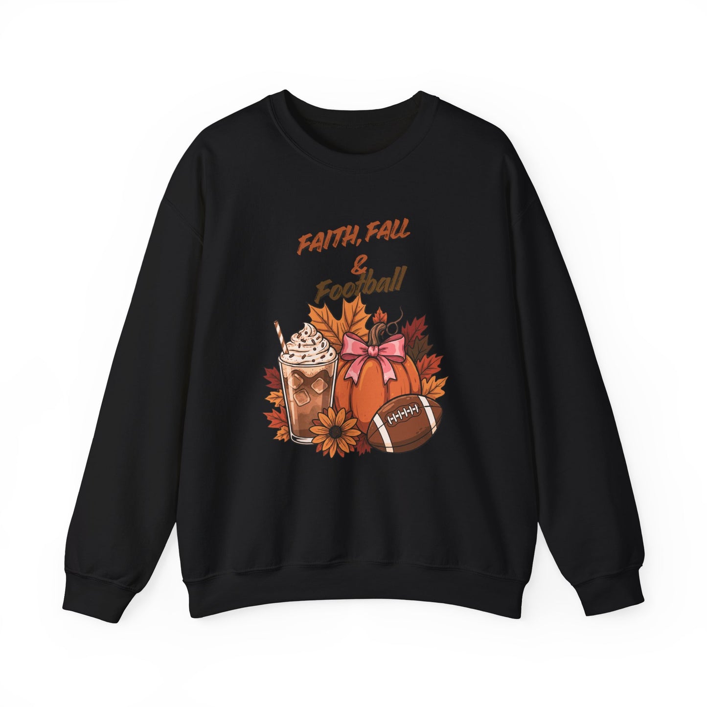 Fall Faith & Football Crewneck Sweatshirt