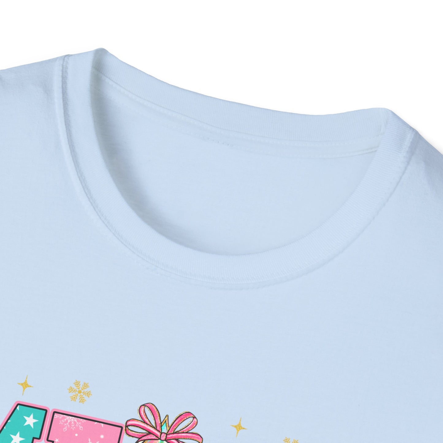 Merry Christmas Unisex Softstyle T-Shirt, Holiday Tee, Christmas Shirt, Festive Apparel, Gift for Him and Her