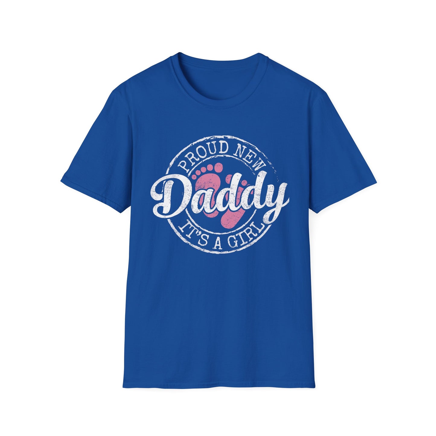 Proud New Daddy T-Shirt | Unisex Softstyle Tee for New Fathers, Baby Shower Gift, Father's Day, Cute Dad Apparel, New Parent