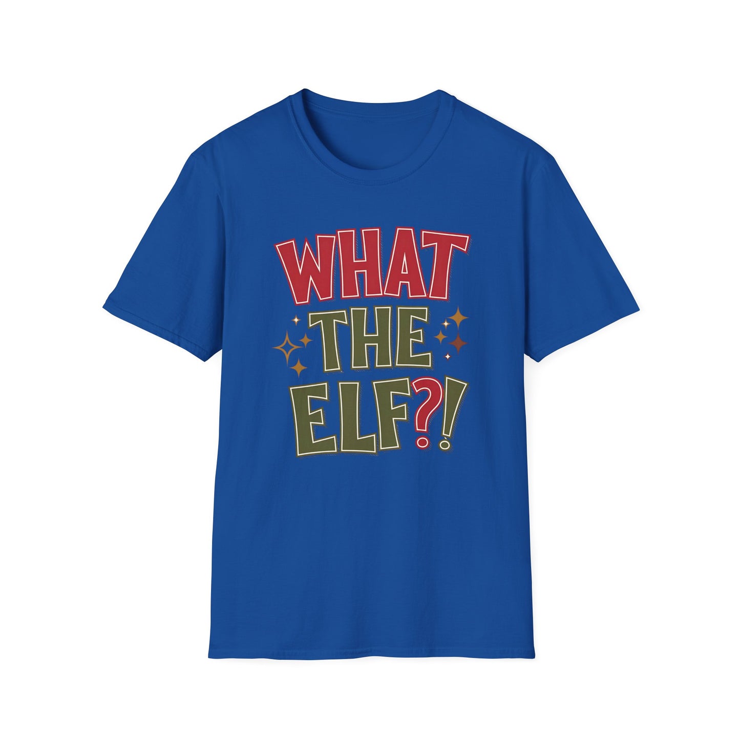 What The Elf?! Christmas T-Shirt — Funny Holiday Graphic Tee