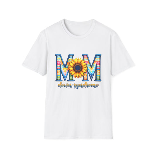 Colorful Mom Sunflower T-Shirt - Perfect Gift for Mother's Day, Birthday, Family Gatherings, Stylish Summer Wear