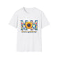 Colorful Mom Sunflower T-Shirt - Perfect Gift for Mother's Day, Birthday, Family Gatherings, Stylish Summer Wear