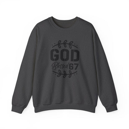 God Blessed 67 Unisex Crewneck Sweatshirt