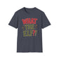 What The Elf?! Christmas T-Shirt — Funny Holiday Graphic Tee