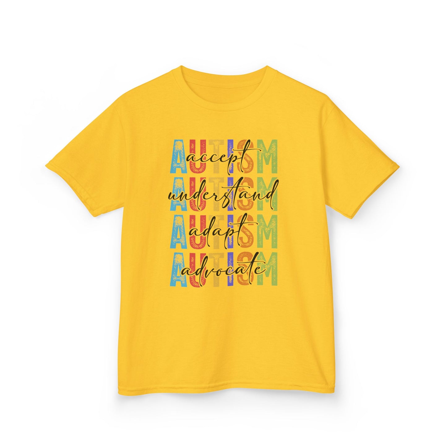 Colorful Autism Awareness Kids Tee, Support Autism, Gift for Kids, Inclusive Fashion, Awareness Month, Fun T-Shirt