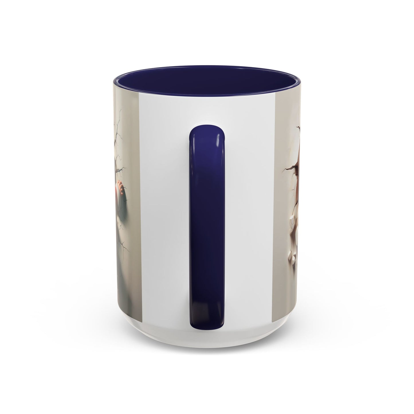 Santa Holiday Accent Coffee Mug - Fun Festive Design