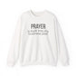 Prayer Is Built Into My Business Plan Crewneck Sweatshirt