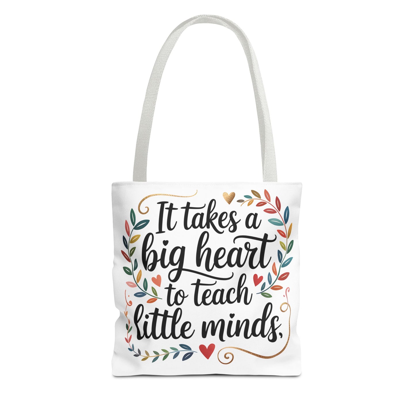 Heartfelt Teacher Tote Bag - Perfect Gift for Educators, Back to School, Teacher Appreciation, Eco-Friendly, Classroom Supplies