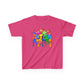 Colorful Autism Awareness Kids Tee, Autism Support T-Shirt, Kids Educational Apparel, Fun Children's Gifts, Family Awareness Shirt