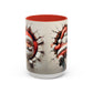 Santa Holiday Accent Coffee Mug - Fun Festive Design