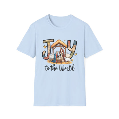 Joy to the World Nativity T-Shirt