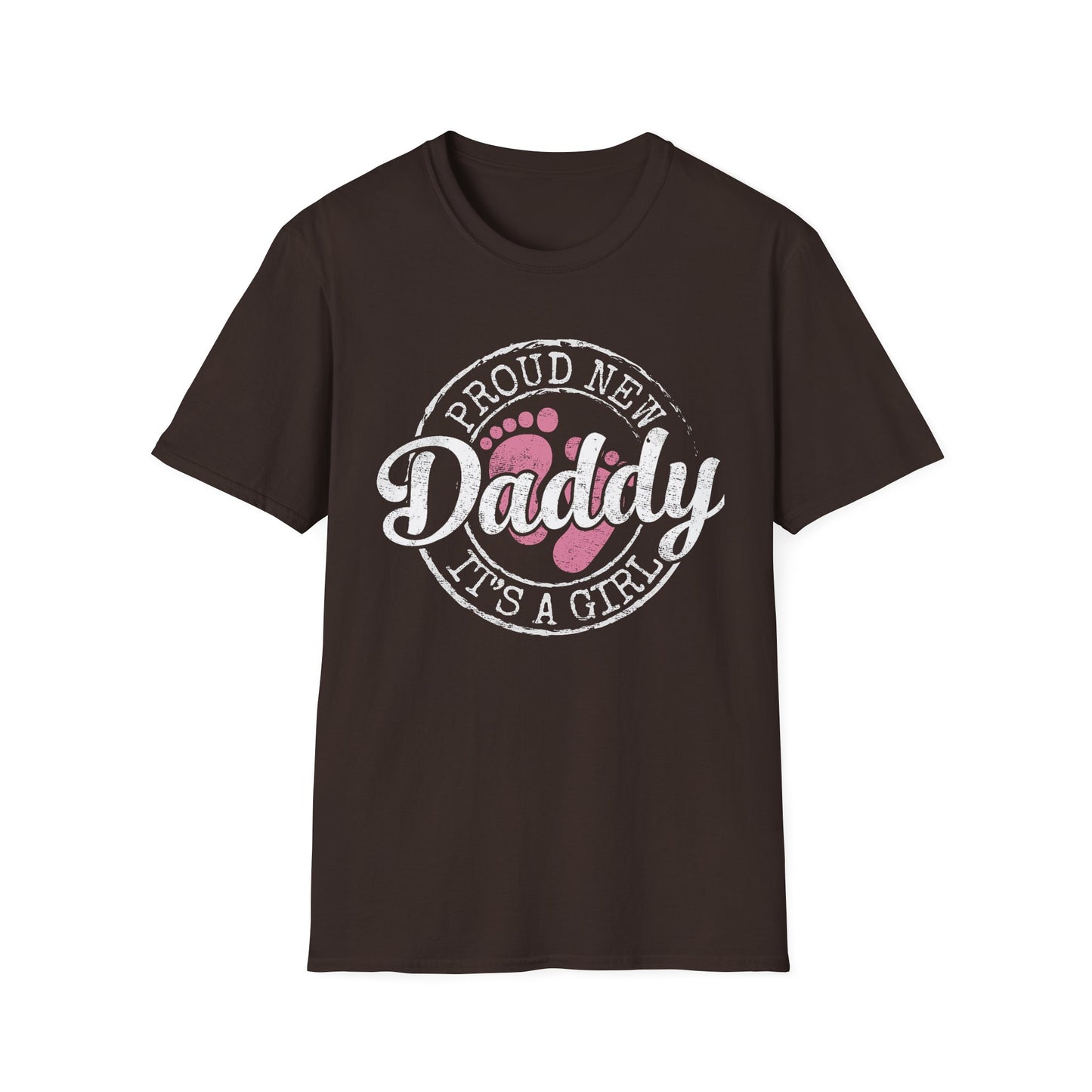 Proud New Daddy T-Shirt | Unisex Softstyle Tee for New Fathers, Baby Shower Gift, Father's Day, Cute Dad Apparel, New Parent