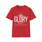 Inspirational T-Shirt - 'Glory' Isaiah 60:1 Shirt, Christian Apparel, Faith T-Shirt, Gift for Her, Meaningful Quote Tee