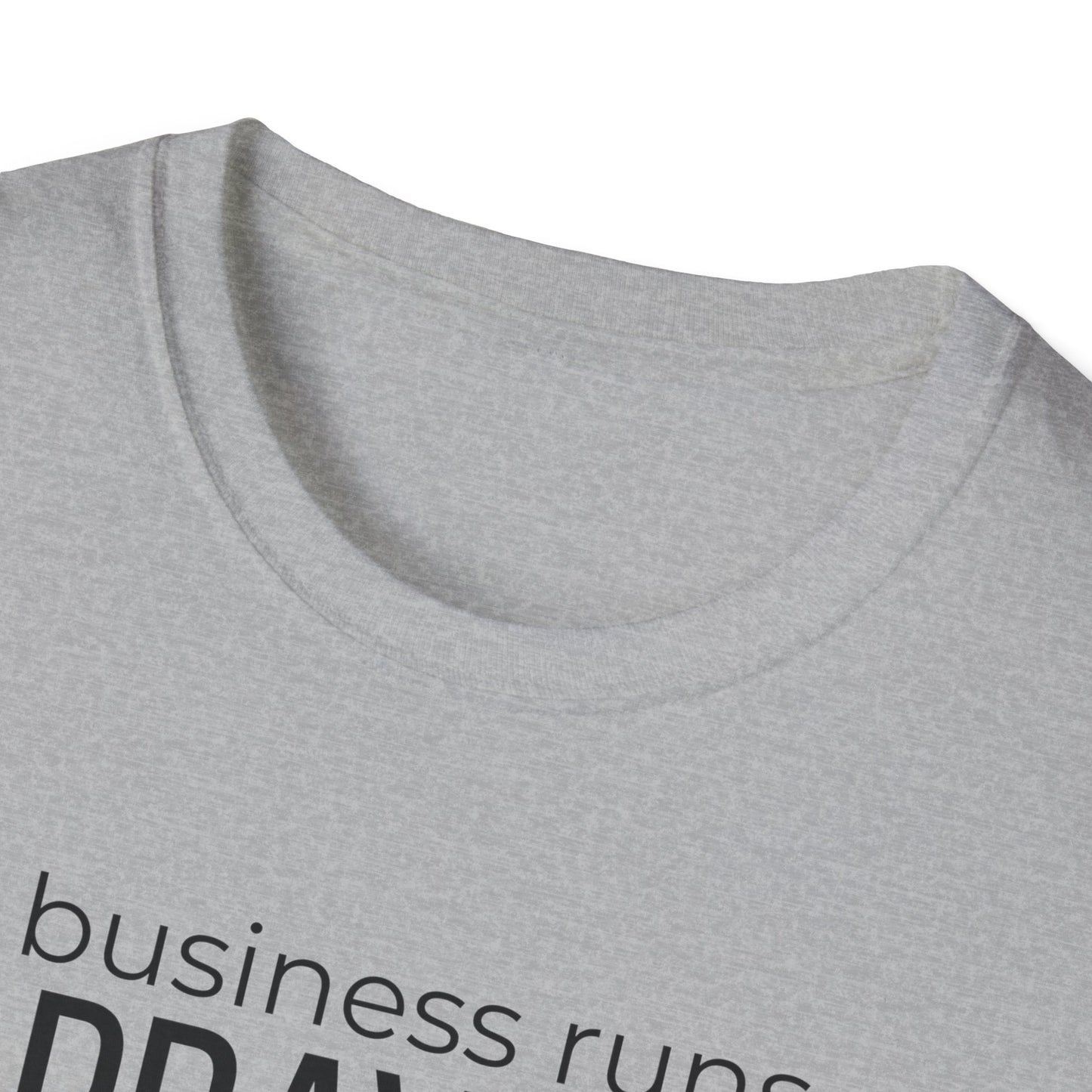 Prayer & Purpose T-Shirt — "My business runs on PRAYER & purpose" Inspirational Christian Tee