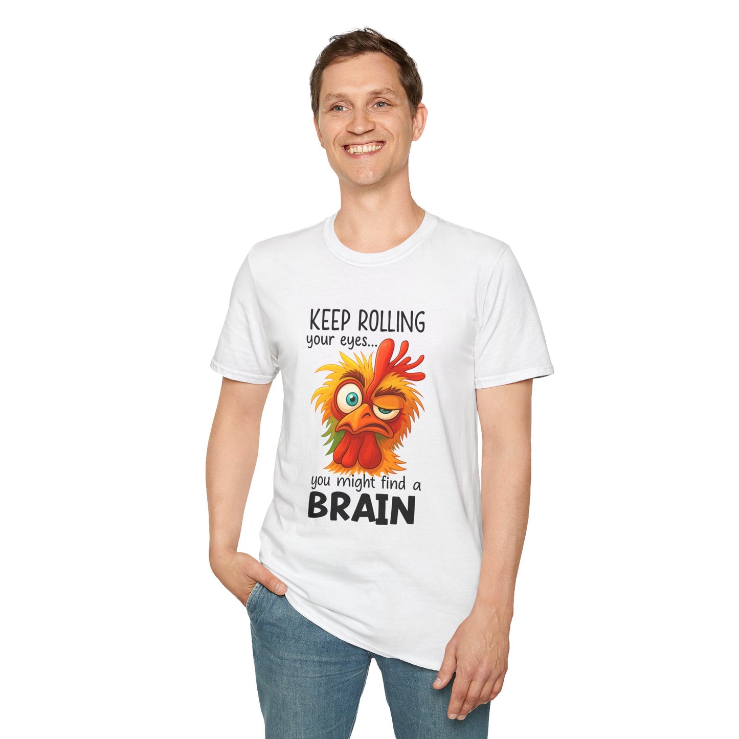 Funny Unisex T-Shirt with Chicken Design, Humor Tee, Gifting Idea, Casual Wear, Ideal for Friends, Birthday T-Shirt, Quirky Apparel