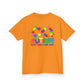 Colorful Autism Awareness Kids Tee, Bright Rainbow Tee, Support, Understand, Love, Gift for Autism Month, Kids Apparel